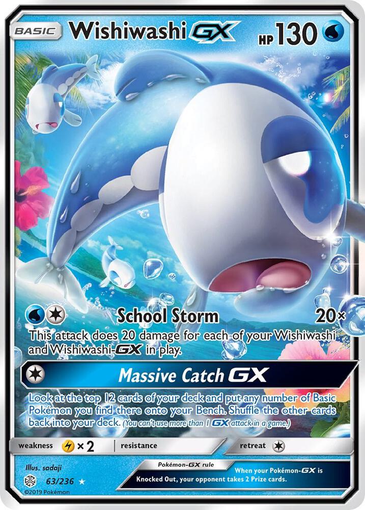 Wishiwashi GX 63/236 (SM - Cosmic Eclipse)  - Holofoil | Good Games Adelaide SA