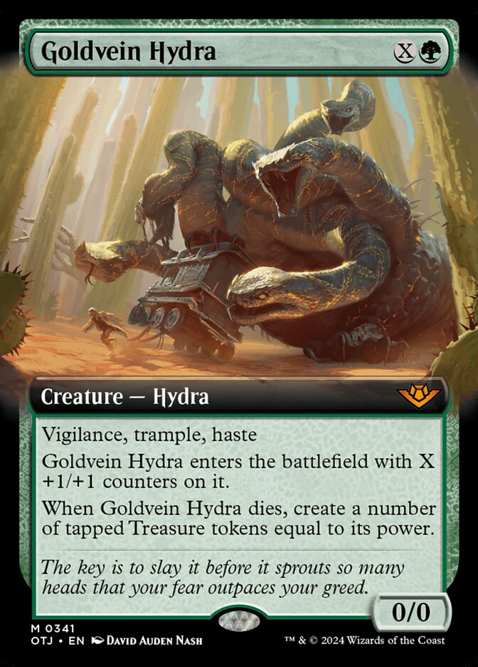 Goldvein Hydra 341 (Outlaws of Thunder Junction)  - Foil | Good Games Adelaide SA