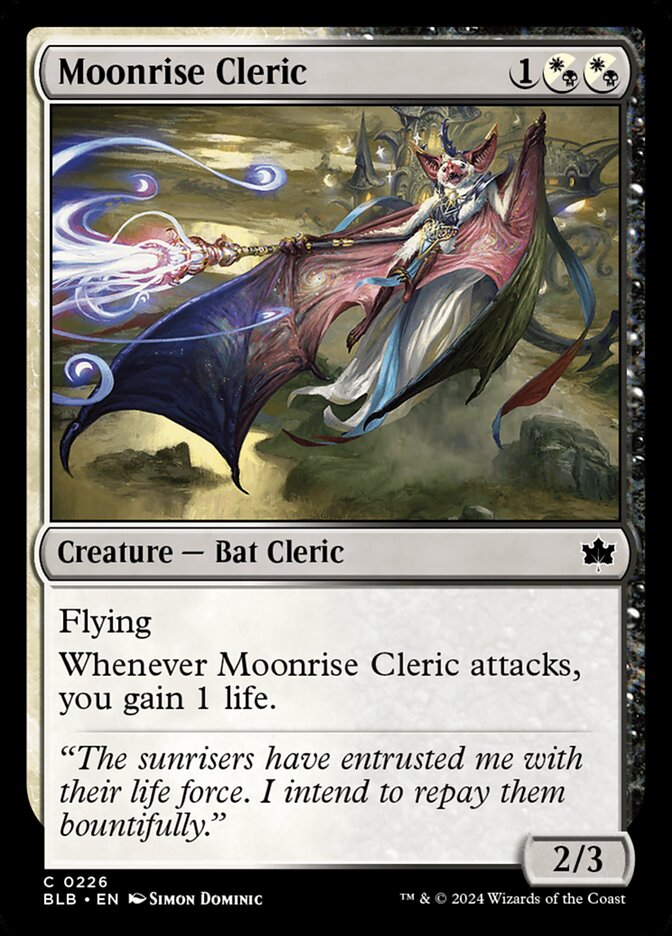 Moonrise Cleric 226 (Bloomburrow)  | Good Games Adelaide SA