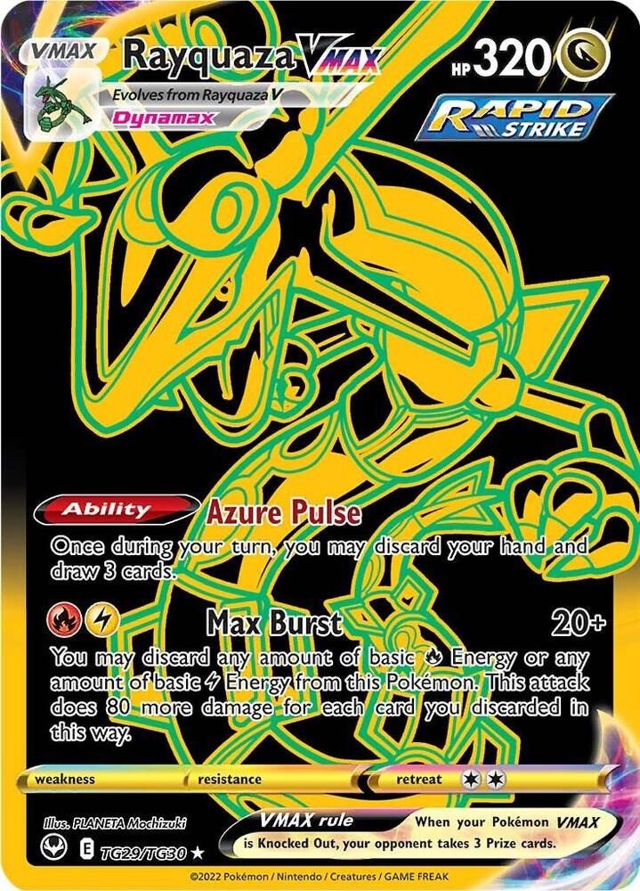 Rayquaza VMAX Secret TG29/TG30 (SWSH12: Silver Tempest Trainer Gallery)  - Holofoil | Good Games Adelaide SA