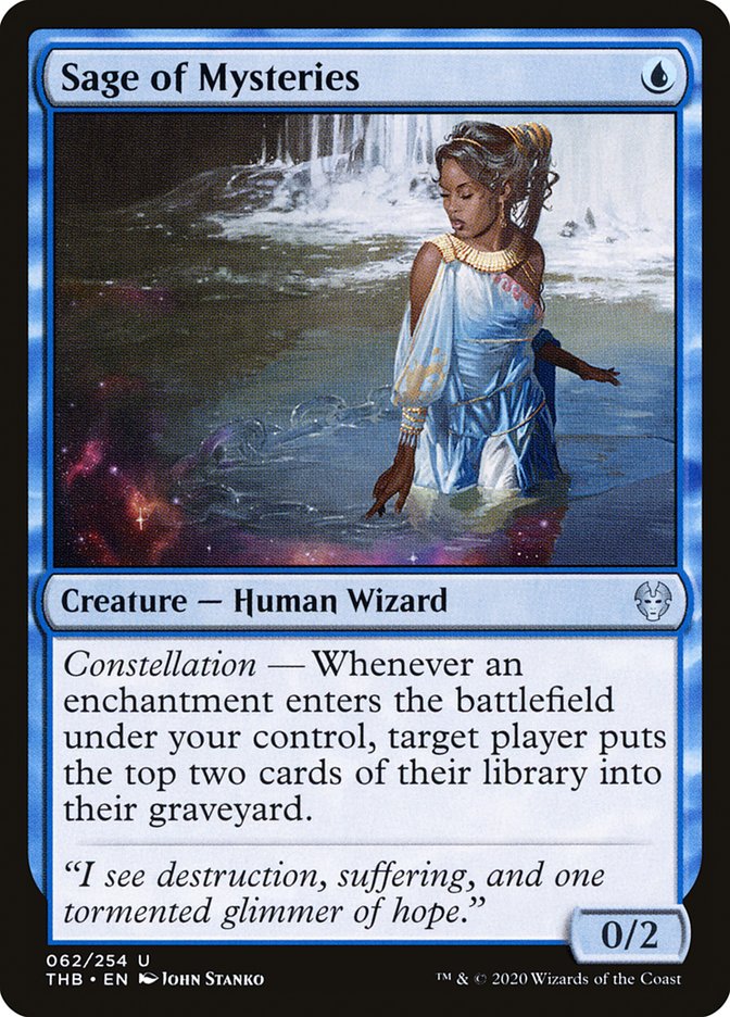Sage of Mysteries 62 (Theros Beyond Death)  - Foil | Good Games Adelaide SA