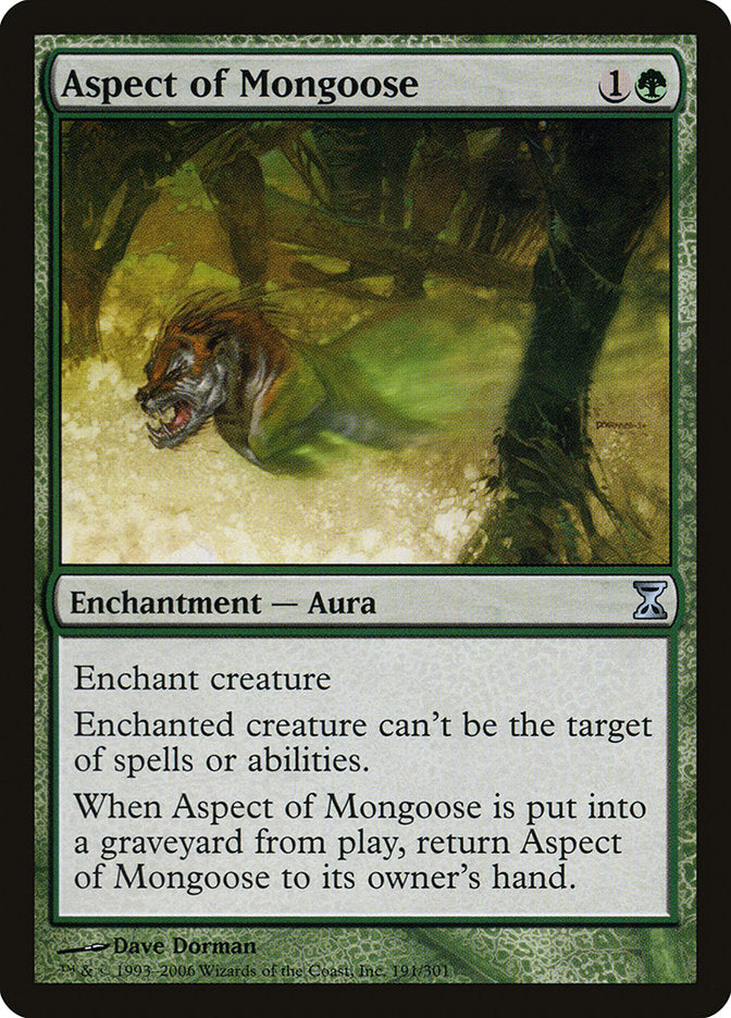 Aspect of Mongoose 191 (Time Spiral)  | Good Games Adelaide SA