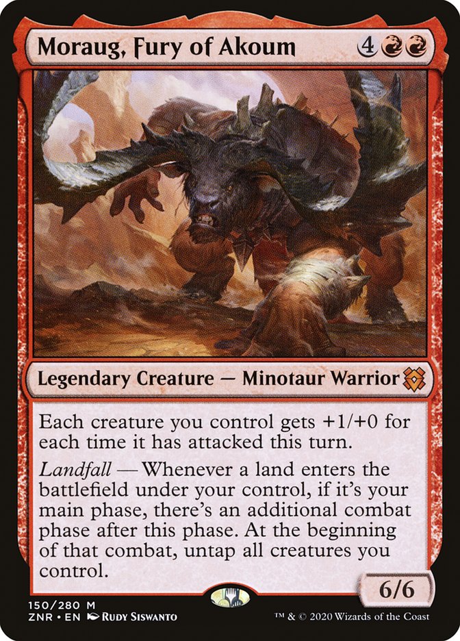 Moraug, Fury of Akoum 150 (Zendikar Rising)  | Good Games Adelaide SA