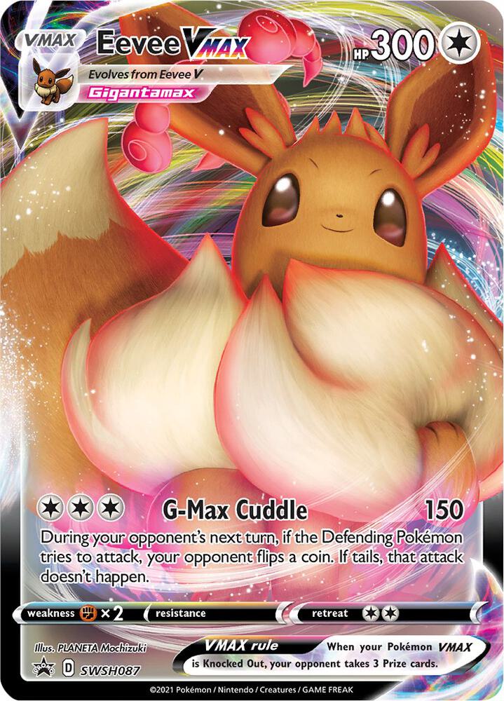 Eevee VMAX SWSH087 (SWSH: Sword & Shield Promo Cards)  - Holofoil | Good Games Adelaide SA