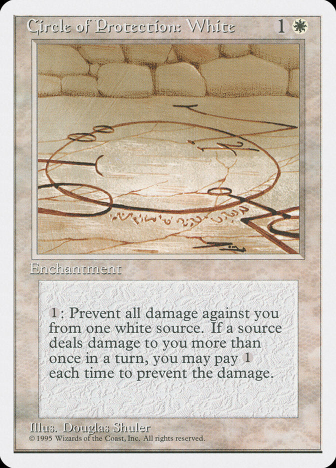 Circle of Protection: White  (Fourth Edition)  | Good Games Adelaide SA