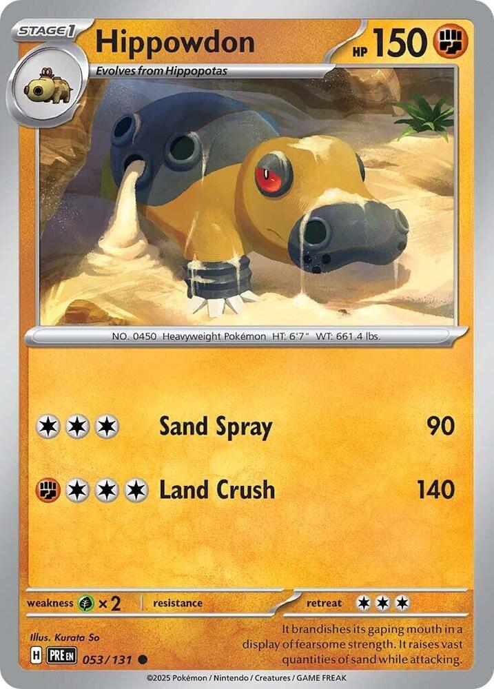 Hippowdon 053/131 (SV: Prismatic Evolutions)  | Good Games Adelaide SA