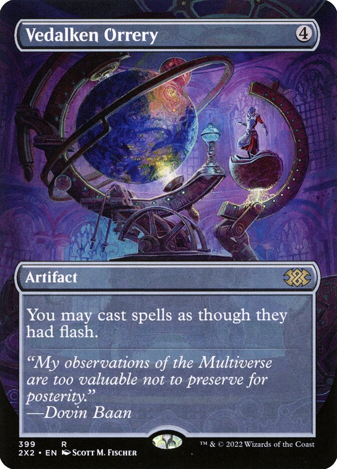 Vedalken Orrery Borderless 399 (Double Masters 2022)  - Foil | Good Games Adelaide SA
