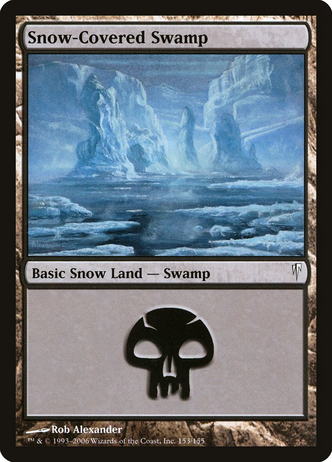 Snow-Covered Swamp 153 (Coldsnap)  | Good Games Adelaide SA