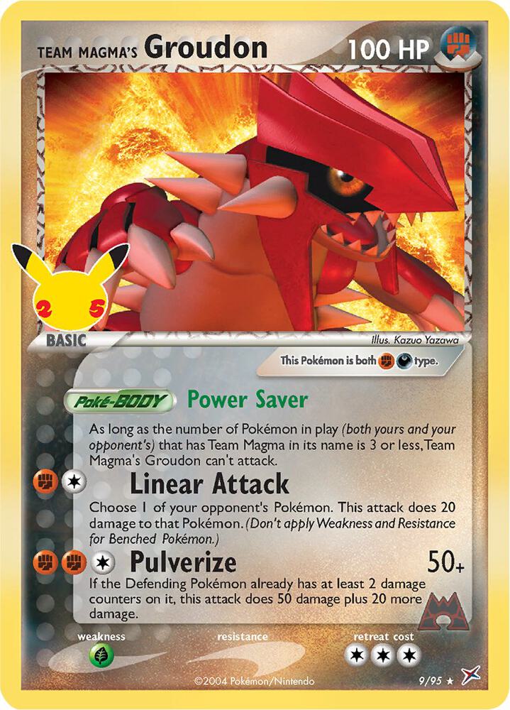 Team Magma's Groudon 9/95 (Celebrations: Classic Collection)  - Holofoil | Good Games Adelaide SA