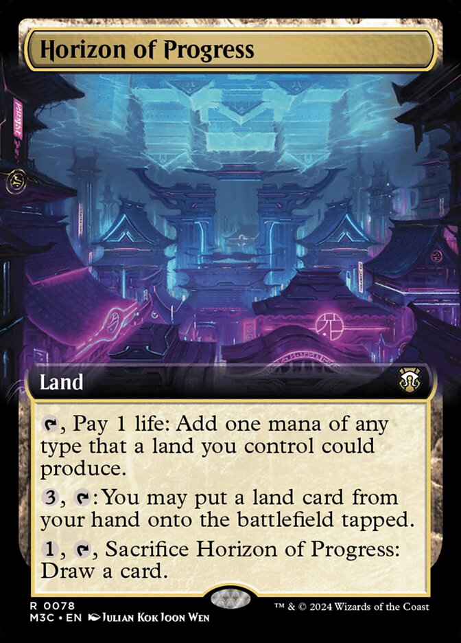 Horizon of Progress 78/411 (Commander: Modern Horizons 3)  - Extended Art | Good Games Adelaide SA