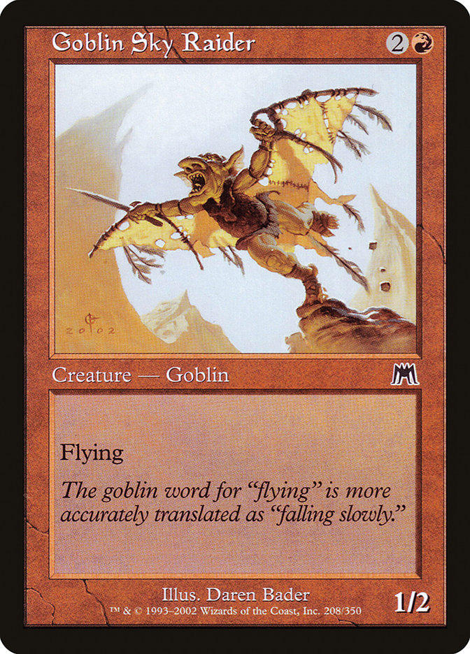Goblin Sky Raider 208 (Onslaught)  | Good Games Adelaide SA