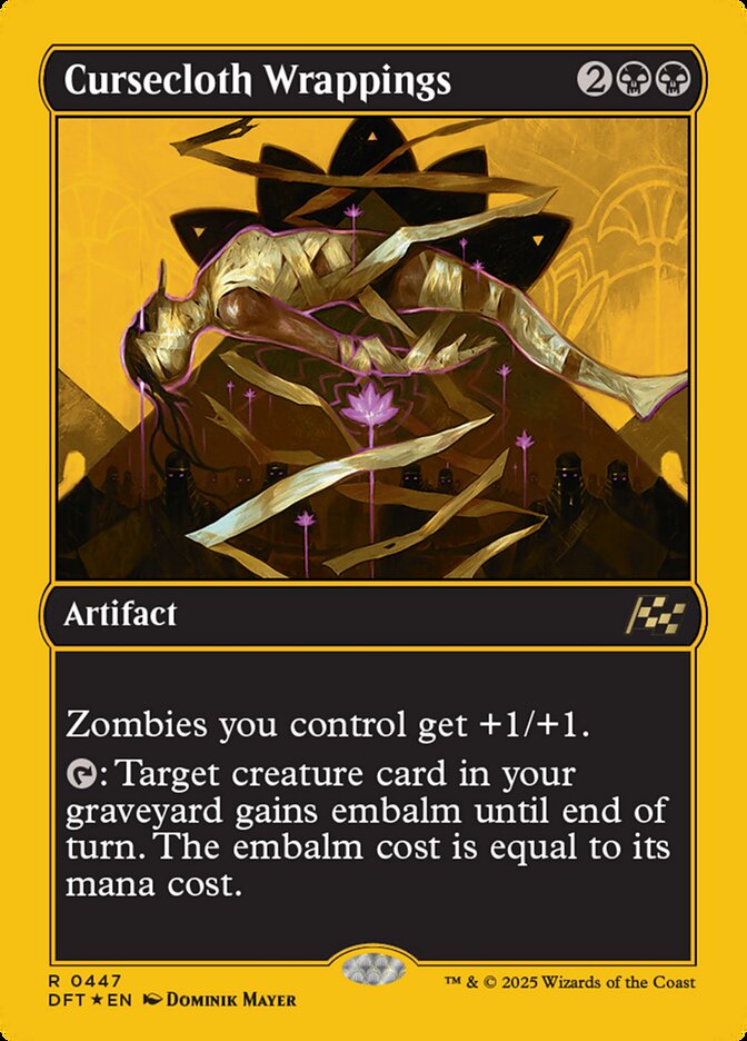 Cursecloth Wrappings 447 (Aetherdrift)  - Foil | Good Games Adelaide SA