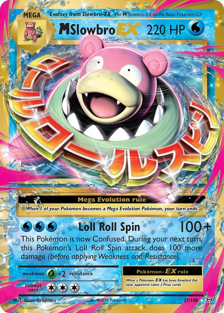 M Slowbro EX 27/108 (XY - Evolutions)  - Holofoil | Good Games Adelaide SA