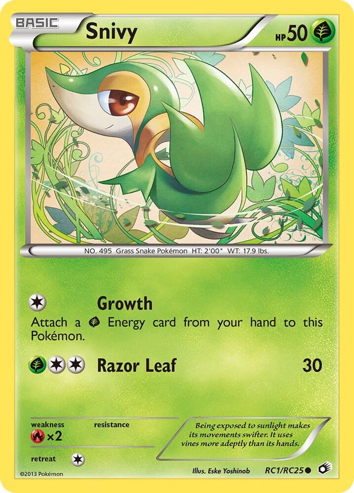 Snivy RC1/RC25 (Legendary Treasures: Radiant Collection)  - Holofoil | Good Games Adelaide SA