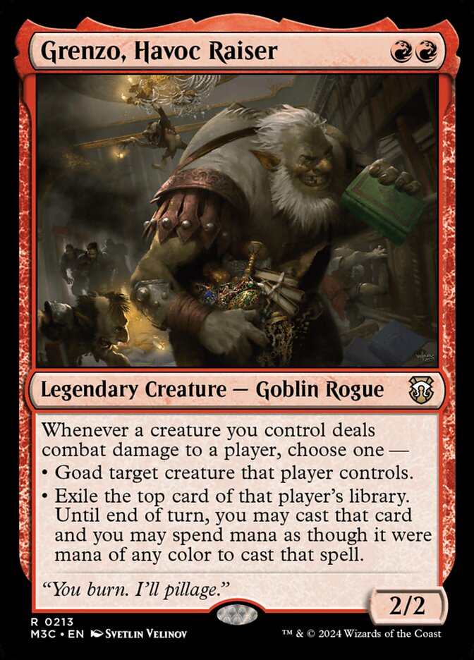 Grenzo, Havoc Raiser 213 (Commander: Modern Horizons 3)  | Good Games Adelaide SA