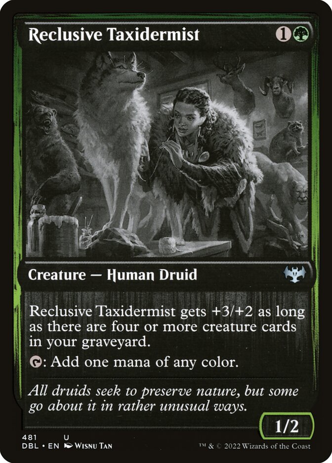 Reclusive Taxidermist 481 (Innistrad: Double Feature)  - Foil | Good Games Adelaide SA