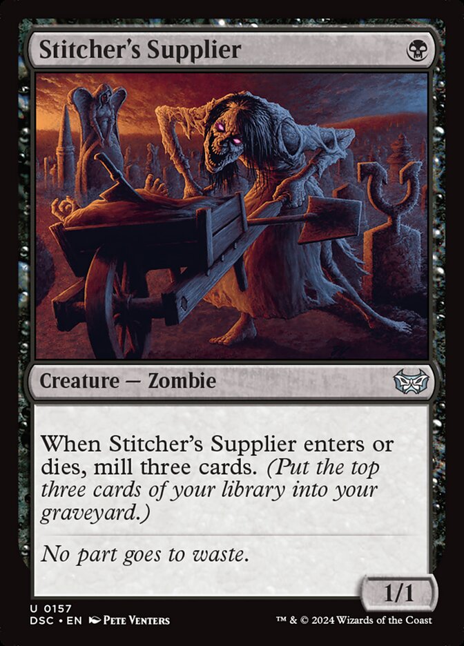 Stitcher's Supplier 157 (Commander: Duskmourn: House of Horror)  | Good Games Adelaide SA