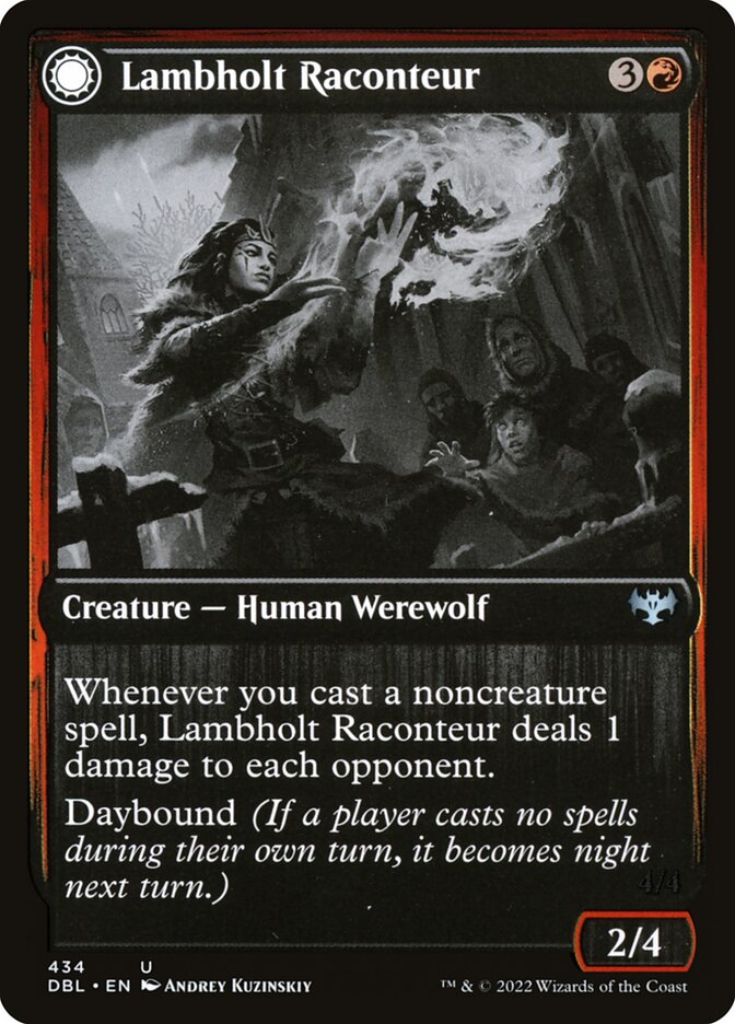 Lambholt Raconteur 434 (Innistrad: Double Feature)  - Foil | Good Games Adelaide SA