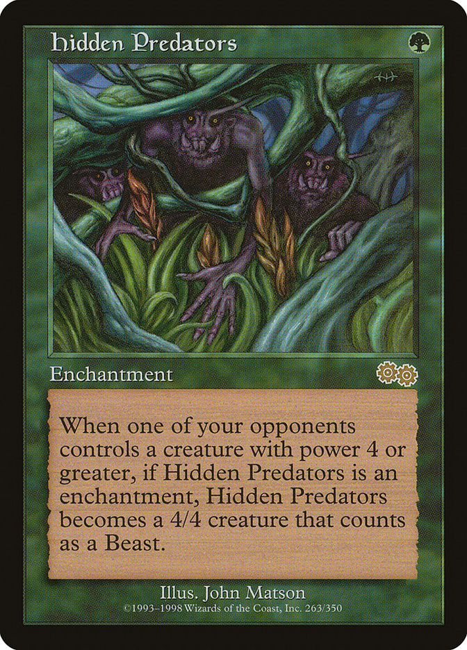 Hidden Predators 263 (Urza's Saga)  | Good Games Adelaide SA