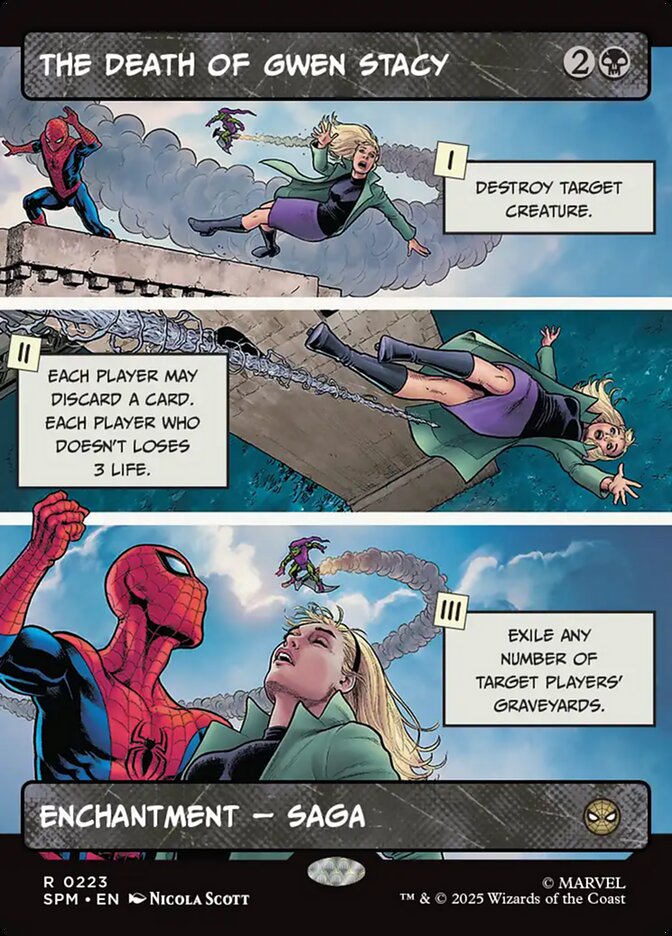 The Death of Gwen Stacy 223 (Marvel's Spider-Man)  - Foil | Good Games Adelaide SA