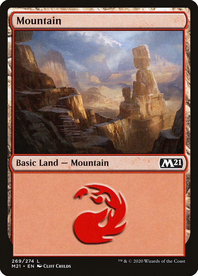 Mountain 269 (Core Set 2021)  | Good Games Adelaide SA