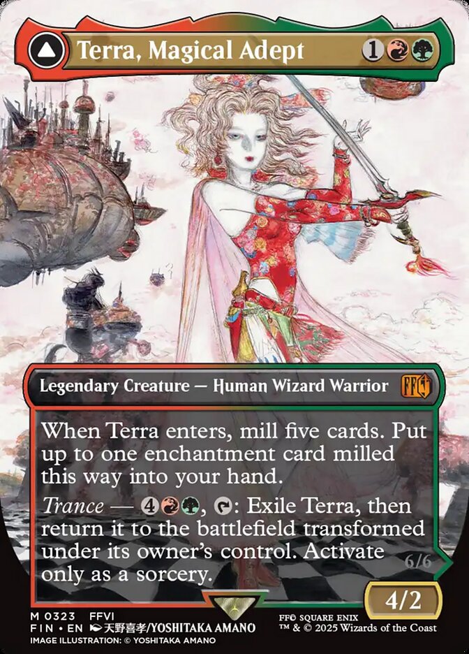 Terra, Magical Adept // Esper Terra 323/309 (FINAL FANTASY)  - Borderless | Good Games Adelaide SA