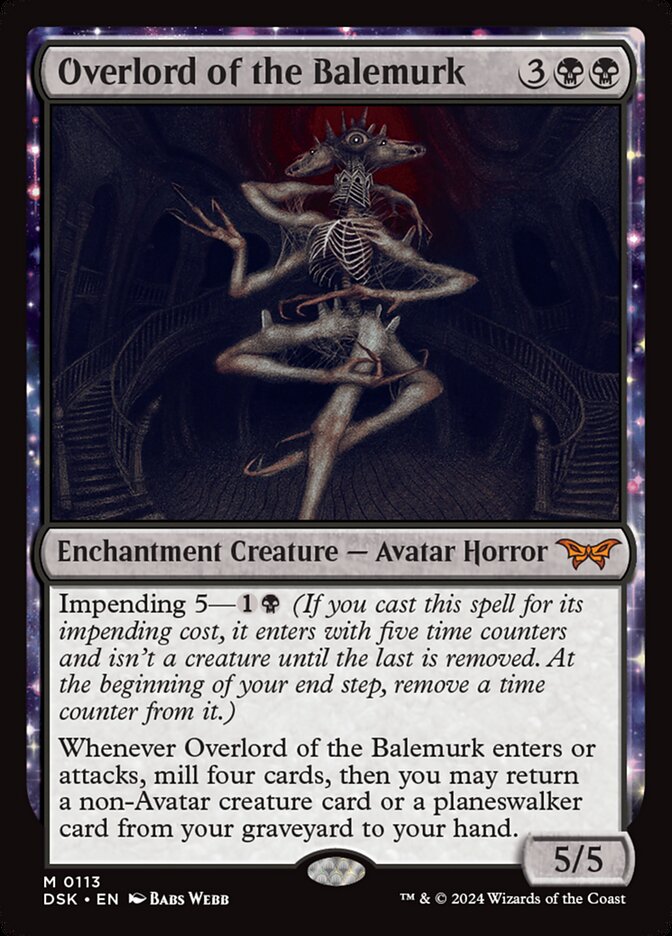 Overlord of the Balemurk 113 (Duskmourn: House of Horror)  - Foil | Good Games Adelaide SA