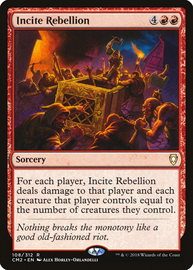 Incite Rebellion 108 (Commander Anthology Volume II)  | Good Games Adelaide SA