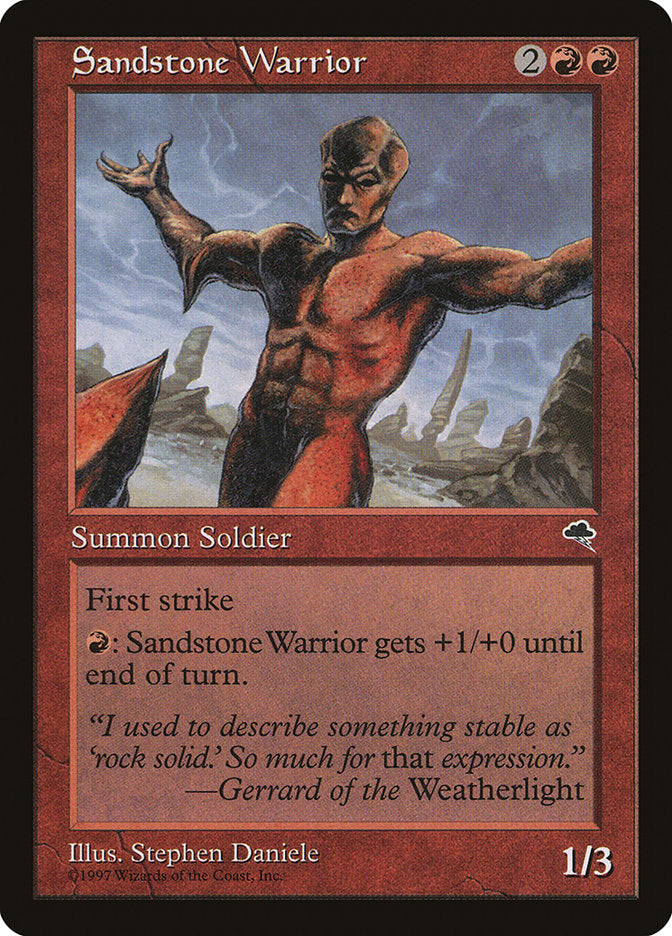 Sandstone Warrior 199 (Tempest)  | Good Games Adelaide SA
