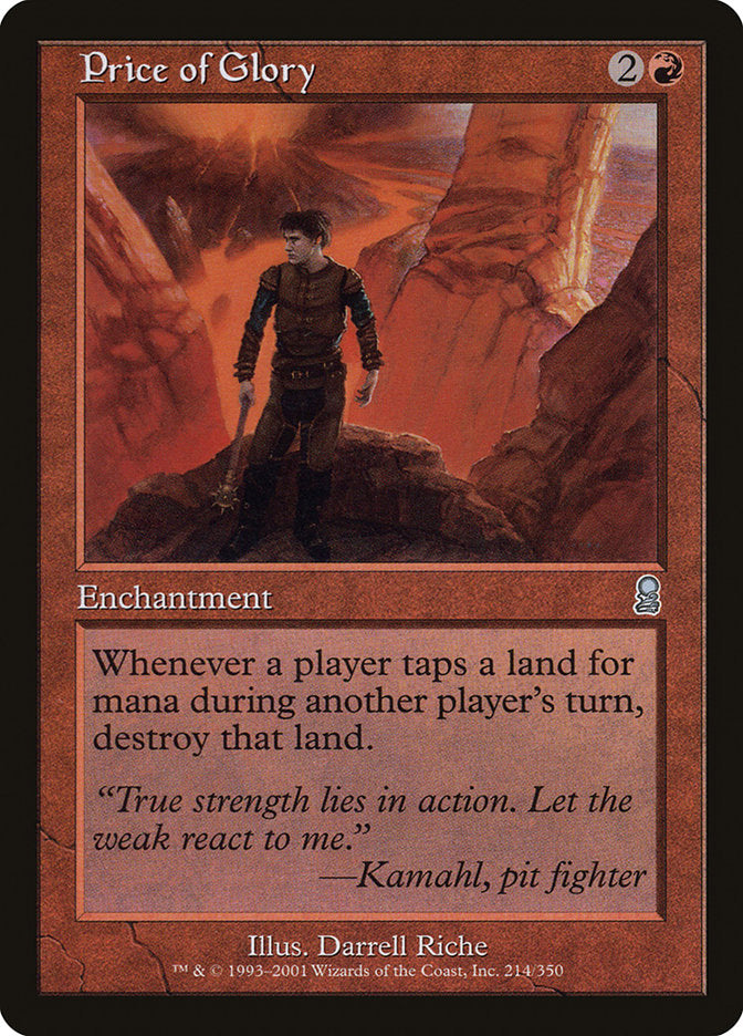 Price of Glory 214 (Odyssey)  - Foil | Good Games Adelaide SA