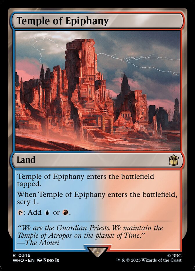 Temple of Epiphany 316 (Universes Beyond: Doctor Who)  - Foil | Good Games Adelaide SA