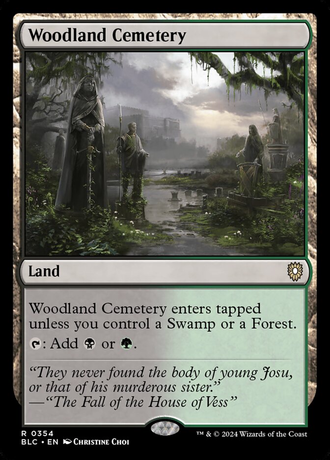 Woodland Cemetery 354 (Commander: Bloomburrow)  | Good Games Adelaide SA