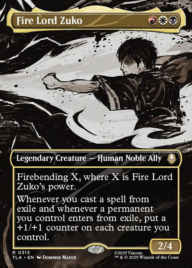 Fire Lord Zuko 315 (Avatar: The Last Airbender)  | Good Games Adelaide SA