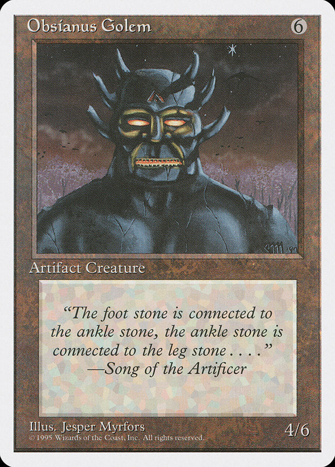 Obsianus Golem  (Fourth Edition)  | Good Games Adelaide SA