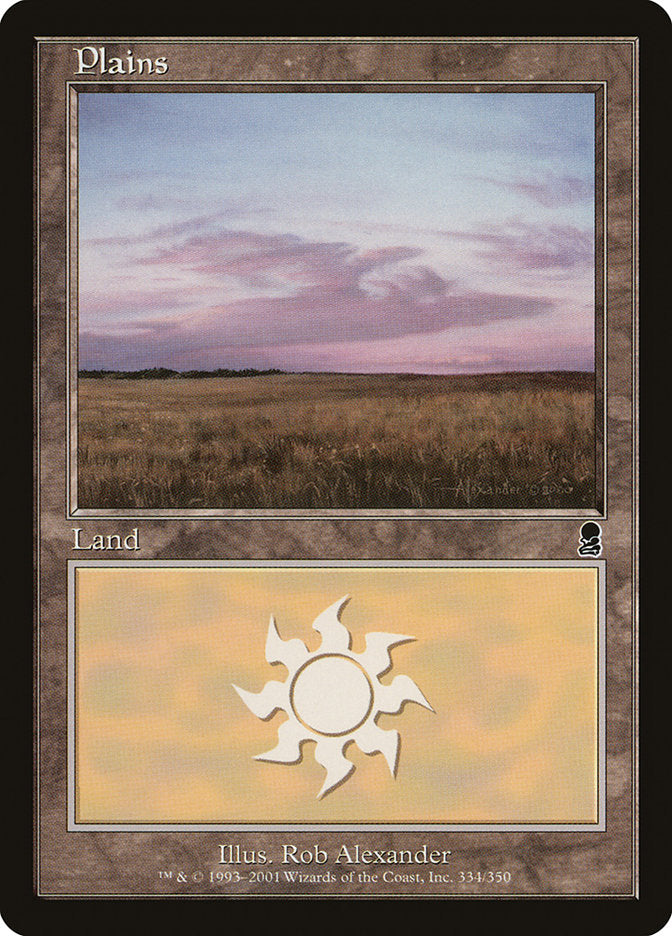 Plains 334 (Odyssey)  - Foil | Good Games Adelaide SA