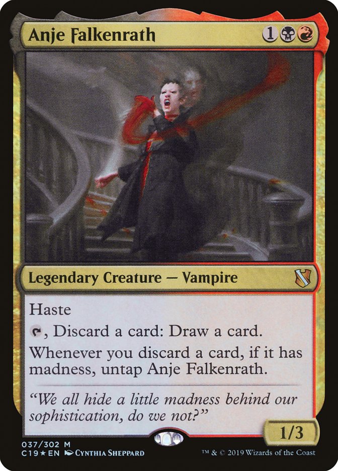 Anje Falkenrath 37 (Commander 2019)  - Foil | Good Games Adelaide SA