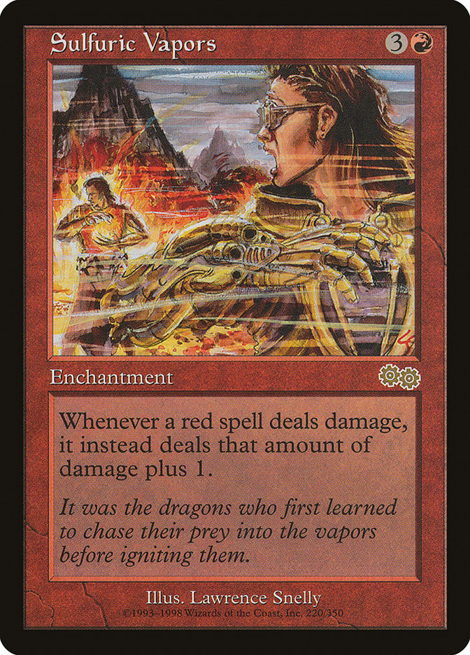 Sulfuric Vapors 220 (Urza's Saga)  | Good Games Adelaide SA