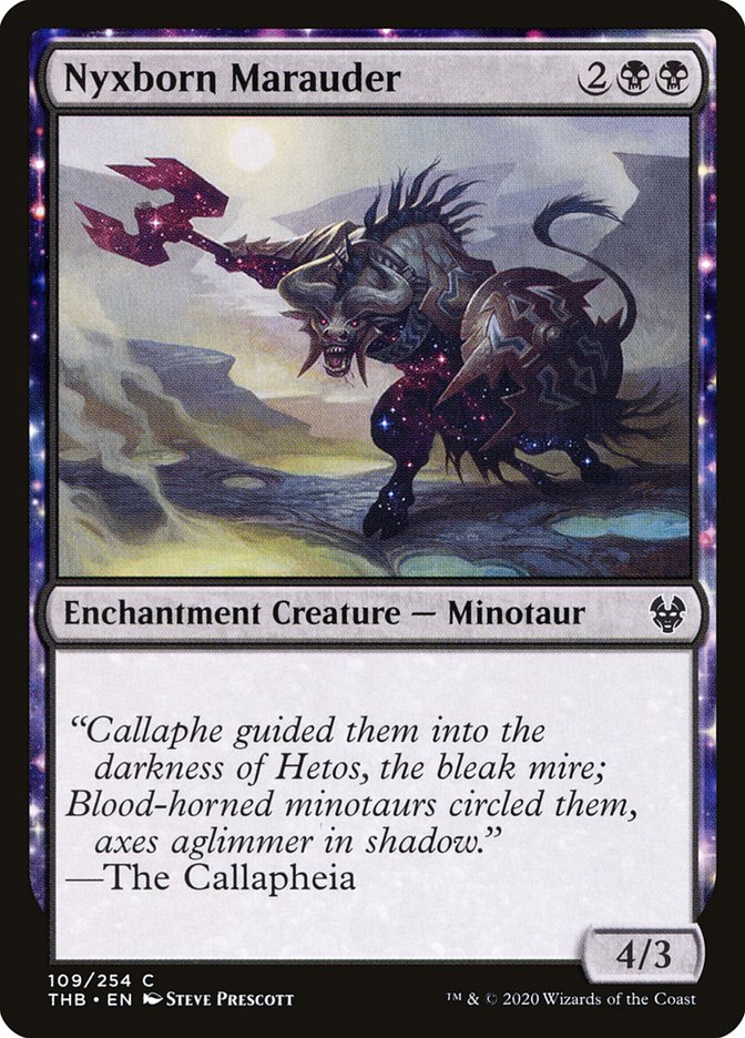 Nyxborn Marauder 109 (Theros Beyond Death)  - Foil | Good Games Adelaide SA