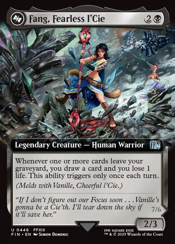 Fang, Fearless l'Cie 446 (FINAL FANTASY)  - Foil | Good Games Adelaide SA