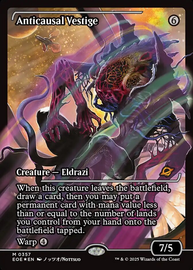 Anticausal Vestige Showcase 357/276 (Edge of Eternities)  - Showcase Foil | Good Games Adelaide SA