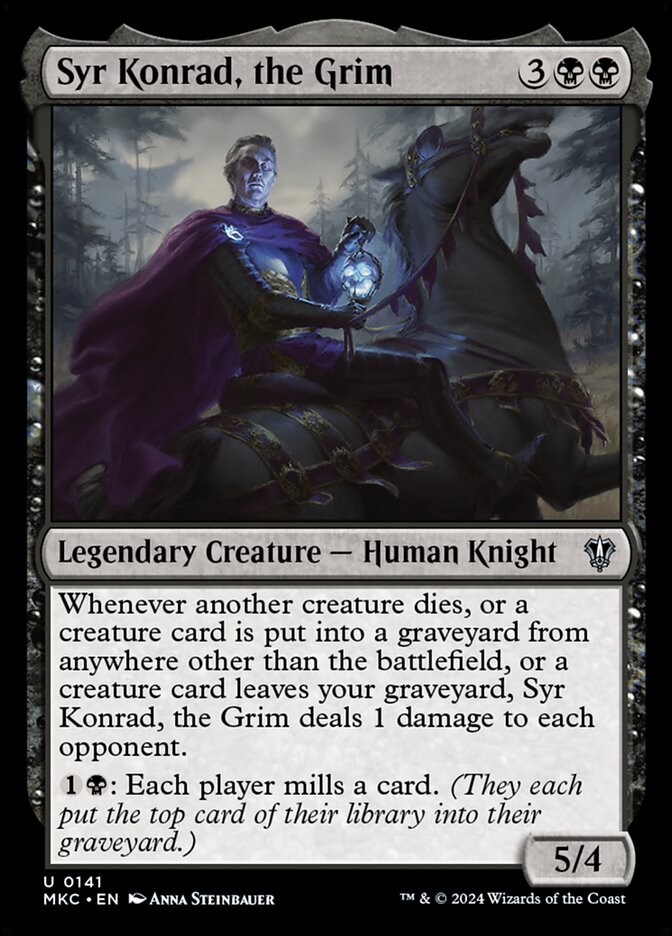 Syr Konrad, the Grim 141 (Commander: Murders at Karlov Manor)  | Good Games Adelaide SA
