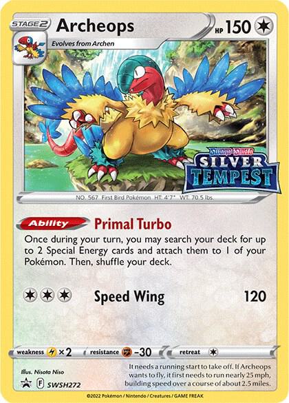 Archeops Prerelease SWSH272 (SWSH: Sword & Shield Promo Cards)  - Holofoil | Good Games Adelaide SA