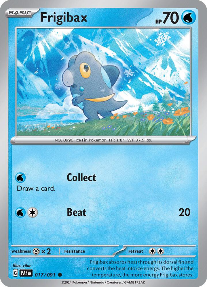 Frigibax 017/091 (SV: Paldean Fates)  - Reverse Holofoil | Good Games Adelaide SA