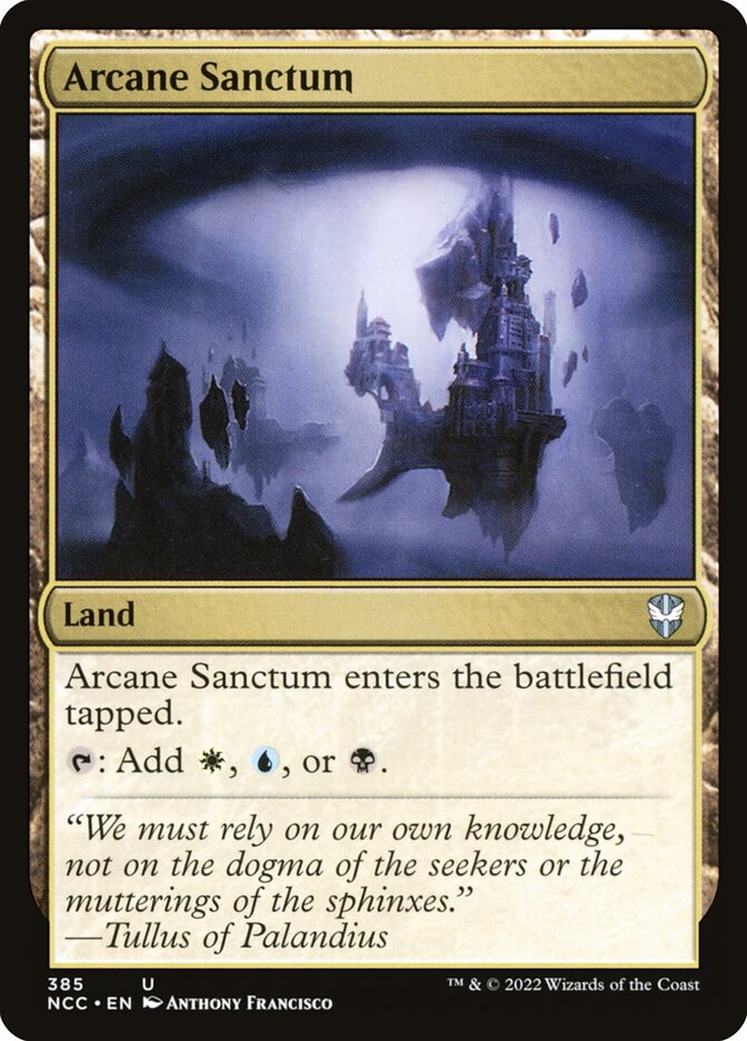 Arcane Sanctum 385 (Commander: Streets of New Capenna)  | Good Games Adelaide SA