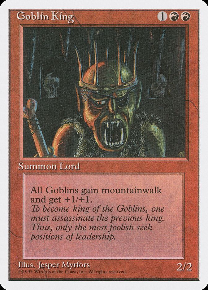 Goblin King  (Fourth Edition)  | Good Games Adelaide SA