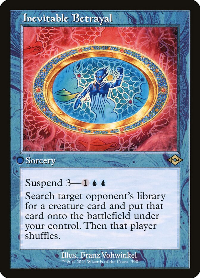 Inevitable Betrayal Retro Frame 390 (Modern Horizons 2)  - Foil | Good Games Adelaide SA