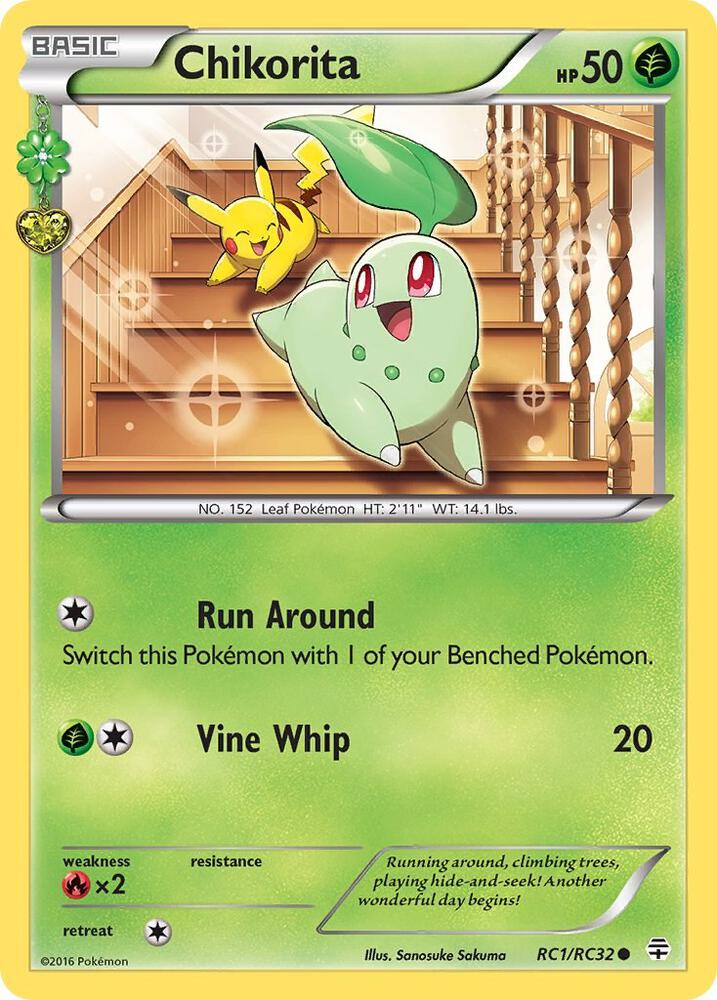Chikorita RC1/RC32 (Generations: Radiant Collection)  | Good Games Adelaide SA