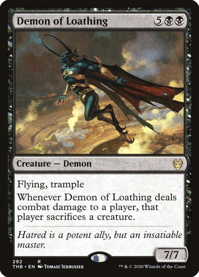 Demon of Loathing 292 (Theros Beyond Death)  - Foil | Good Games Adelaide SA