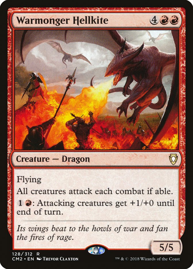 Warmonger Hellkite 128 (Commander Anthology Volume II)  | Good Games Adelaide SA