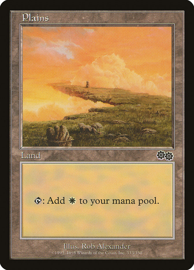 Plains 333 (Urza's Saga)  | Good Games Adelaide SA